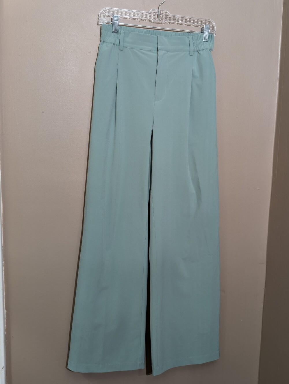 ALO Yoga Green High-Waisted On Point Moto Trousers XS